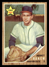 1962 Topps #156 Merritt Ranew Ex-Mint RC Rookie Green Tint 