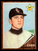 1962 Topps #214 Dom Zanni Ex-Mint  ID: 512924