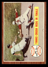 1962 Topps #236 World Series Game 5 Yanks Crush Reds in Finale Ex-Mint  ID: 512967