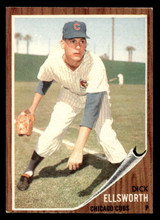 1962 Topps #264 Dick Ellsworth UER Excellent+  ID: 513022