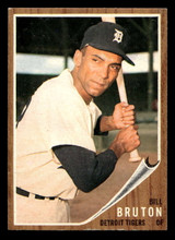1962 Topps #335 Bill Bruton UER Very Good 