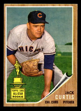1962 Topps #372 Jack Curtis Near Mint  ID: 513110