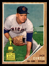 1962 Topps #372 Jack Curtis Near Mint  ID: 513113