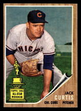 1962 Topps #372 Jack Curtis Near Mint  ID: 513114