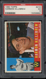 1960 Topps #210 Harmon Killebrew Senators PSA 5 EX