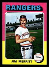 1975 Topps Mini #83 Jim Merritt Near Mint MINI 