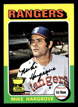 1975 Topps Mini #106 Mike Hargrove Excellent+ RC Rookie MINI  ID: 513468