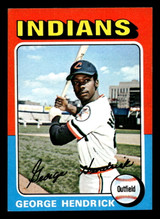 1975 Topps Mini #109 George Hendrick Near Mint MINI 