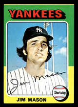 1975 Topps Mini #136 Jim Mason Ex-Mint MINI 