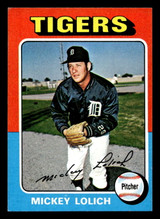 1975 Topps Mini #245 Mickey Lolich Ex-Mint MINI 
