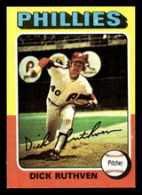 1975 Topps Mini #267 Dick Ruthven Ex-Mint MINI 