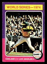 1975 Topps Mini #461 World Series Game 1 Excellent MINI 