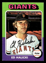 1975 Topps Mini #467 Ed Halicki Ex-Mint RC Rookie MINI  ID: 513952