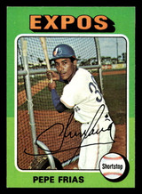 1975 Topps Mini #496 Pepe Frias Near Mint+ MINI 
