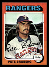 1975 Topps Mini #542 Pete Broberg Near Mint MINI  ID: 514009