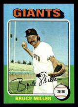 1975 Topps Mini #606 Bruce Miller Ex-Mint RC Rookie MINI 