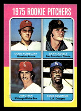 1975 Topps Mini #624 Rookie Pitchers Gary Lavelle/Doug Konieczny/Jim Otten/Eddie Solomon Ex-Mint RC Rookie MINI  ID: 514145