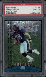 1998 Finest #141 Fred Taylor Jaguars PSA 9 Mint RC