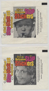 1975 Fleer Hollywood Slap Stickers Lot 2 Different Wrappers  #*sku37141