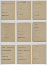 1903 Some 'r' Set Card Game  Lot of 32 cards with no rules  #*sku37144