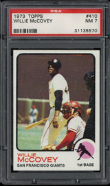 1973 Topps #410 Willie McCovey Giants PSA 7 Near Mint