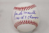 Joe DeMaestri Baseball PSA/DNA Authenticated Signed Auto Yankee 1961 W.S. Champs