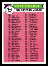 1979 Topps #669 Checklist 606-726 Near Mint+ 