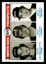 1979 Topps #704 Ross Baumgarten/Mike Colbern/Mike Squires White Sox Prospects Near Mint RC Rookie  ID: 515244