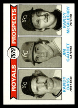 1979 Topps #707 /Randy Bass/Jim Gaudet/Randy McGilberry Royals Prospects Near Mint RC Rookie 