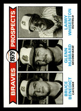 1979 Topps #715 Bruce Benedict/Glenn Hubbard/Larry Whisenton Braves Prospects Near Mint+ RC Rookie 