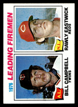 1977 Topps #8 Bill Campbell/Rawly Eastwick Saves Leaders Near Mint  ID: 515322
