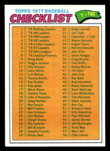 1977 Topps #32 Checklist 1-132 Near Mint  ID: 515414