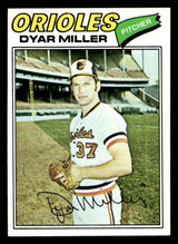 1977 Topps #77 Dyar Miller Near Mint  ID: 516062