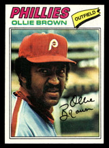 1977 Topps #84 Ollie Brown Near Mint  ID: 516091
