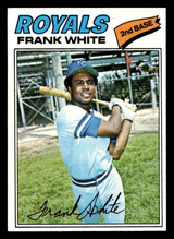 1977 Topps #117 Frank White Near Mint  ID: 516231
