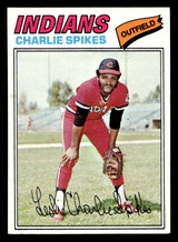 1977 Topps #168 Charlie Spikes Near Mint  ID: 516433
