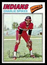 1977 Topps #168 Charlie Spikes Near Mint  ID: 516434