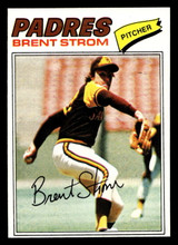 1977 Topps #348 Brent Strom Near Mint  ID: 517144
