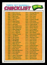 1977 Topps #356 Checklist 265-396 Very Good 