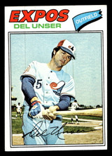 1977 Topps #471 Del Unser Ex-Mint 