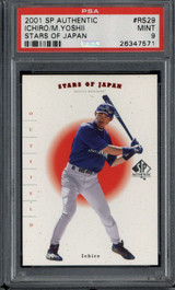 2001 SP Authentic RS29 Stars of Japan Ichiro Mariners PSA 9 MINT RC Yoshii