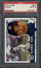 2001 Fleer #452 Ichiro Mariners PSA 9 MINT RC ID: 517784