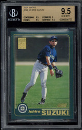 2001 Topps #726 Ichiro Mariners BGS 9.5 GEM MINT RC