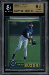 2001 Topps Chrome Traded #T266 Ichiro Mariners BGS 9.5 GEM MINT RC
