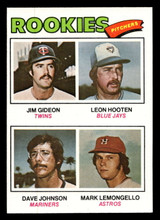 1977 Topps #478 Jim Gideon/Leon Hooten/Dave Johnson/Mark Lemongello Rookie Pitchers Near Mint RC Rookie  ID: 517836