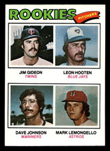 1977 Topps #478 Jim Gideon/Leon Hooten/Dave Johnson/Mark Lemongello Rookie Pitchers Near Mint+ RC Rookie 