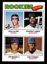 1977 Topps #488 Jack Clark/Ruppert Jones/Lee Mazzilli/Dan Thomas Rookie Outfielders Ex-Mint RC Rookie  ID: 517875