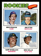 1977 Topps #493 Mike Krukow/Jim Otten/Gary Wheelock/Mike Willis Rookie Pitchers Near Mint RC Rookie  ID: 517895