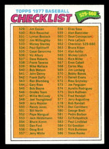 1977 Topps #562 Checklist 529-660 Near Mint+  ID: 518160