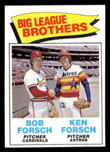 1977 Topps #632 Bob Forsch/Ken Forsch Big League Brothers Ex-Mint 